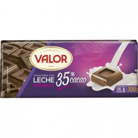 VALOR chocolate con leche tableta 300 grs